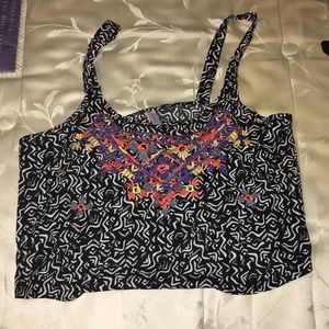 Pattern crop top